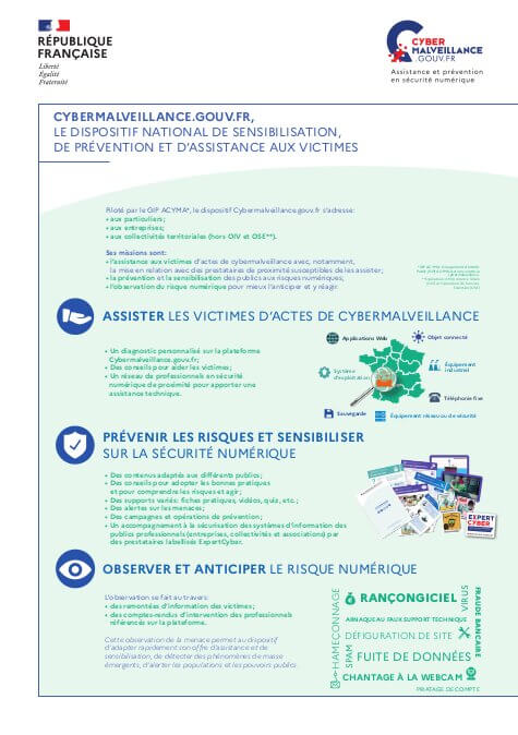 Plaquette de présentation du dispositif