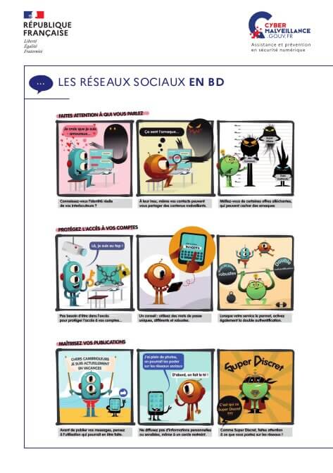 Les réseaux sociaux en BD