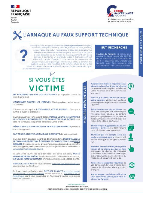 L'arnaque au faux support technique