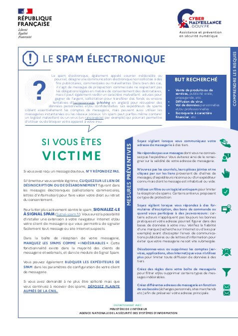 Le spam électronique