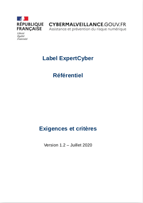 Référentiel du label détaillant les critères d’évaluation des candidatures – Version 1.2