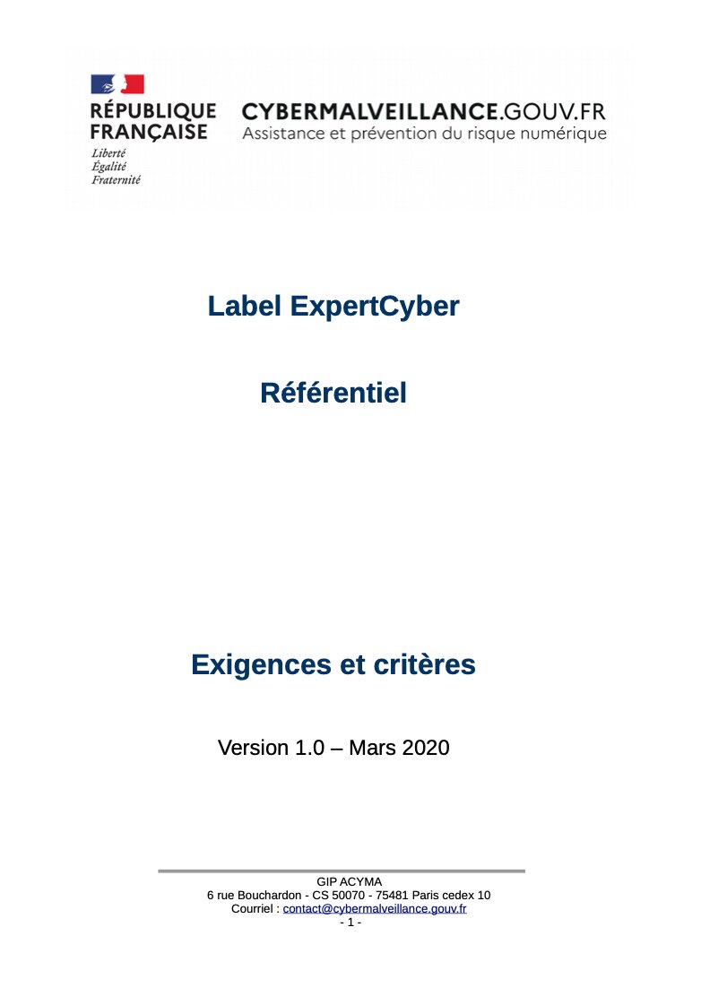 Référentiel du label détaillant les critères d'évaluation des candidatures