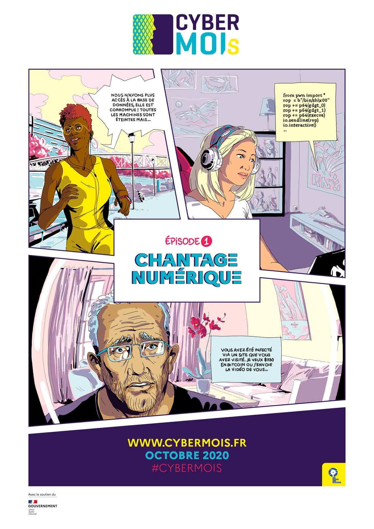 Cybermoi/s 2020 : un mois pour se protéger du chantage numérique