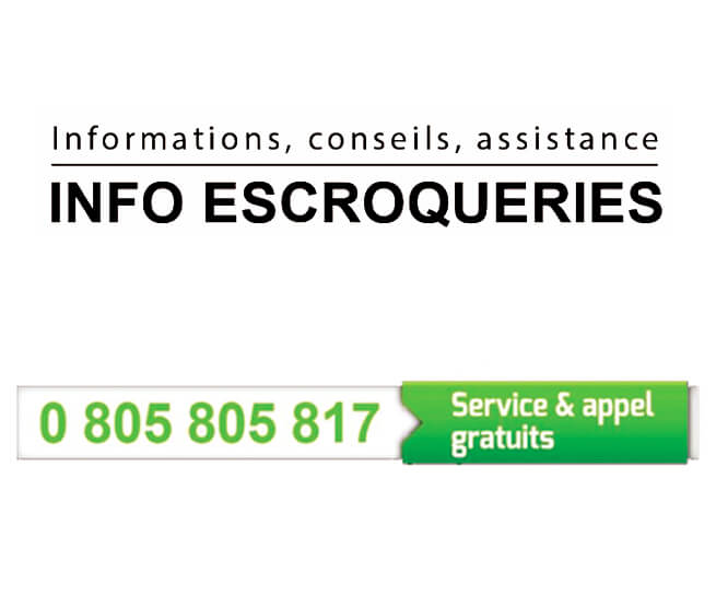 service INFO ESCROQUERIES du ministère de l’Intérieur