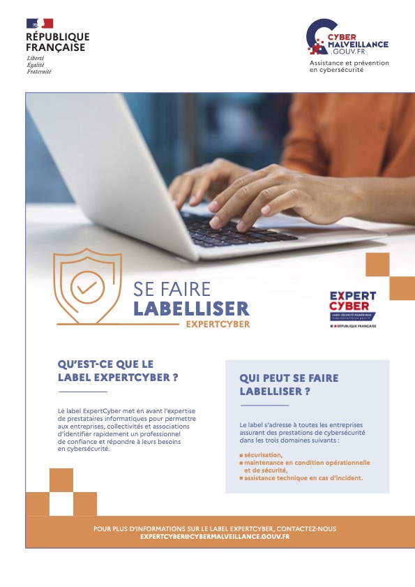 Fiche de présentation du Label ExpertCyber