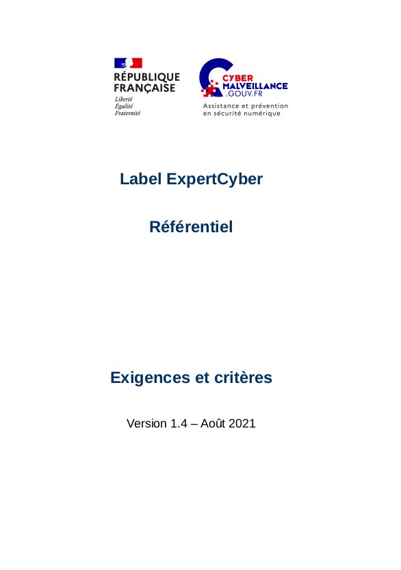 Référentiel du label détaillant les critères d’évaluation des candidatures – Version 1.4