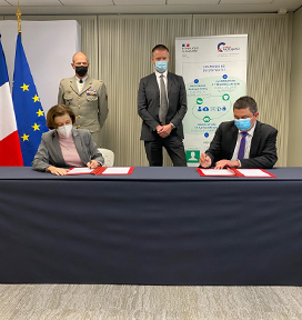 Signature d'une convention entre le Ministère des Armées et Cybermalveillance.gouv.fr