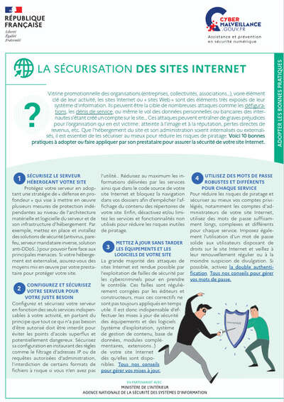 La sécurisation des sites Internet
