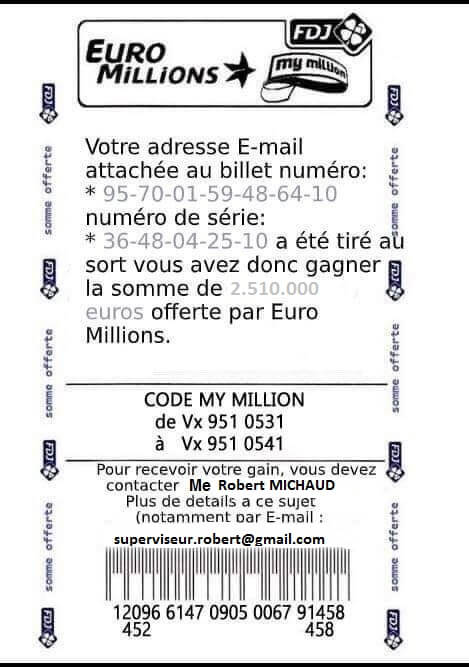 Le faux ticket gagnant