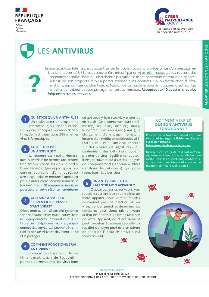 Les antivirus