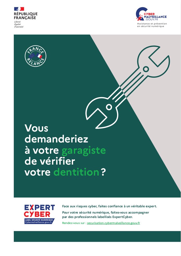 Affiche cybersécurité