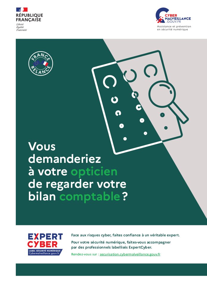 Affiche cybersécurité