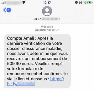 phishing SMS