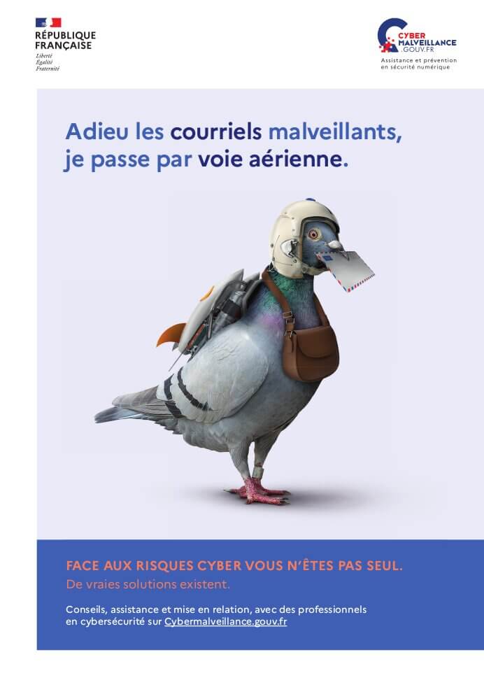 Affiche sensibilisation cybersécurité