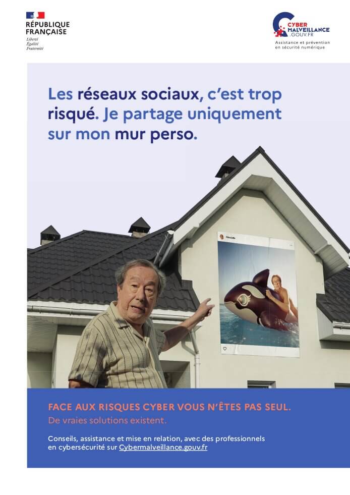 Affiche sensibilisation cybersécurité