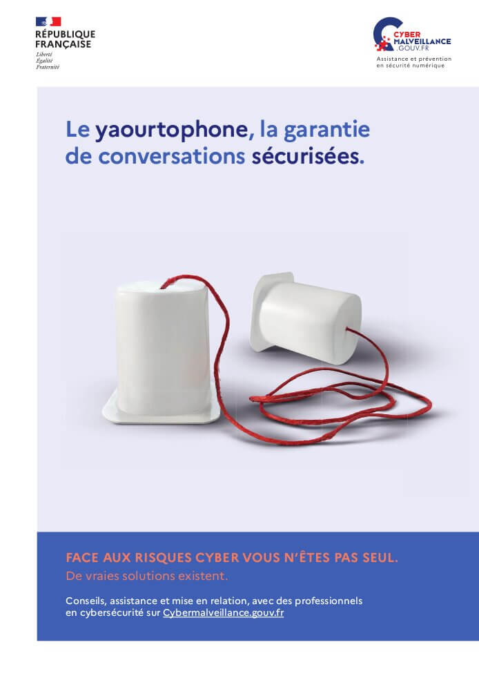 Affiche sensibilisation cybersécurité