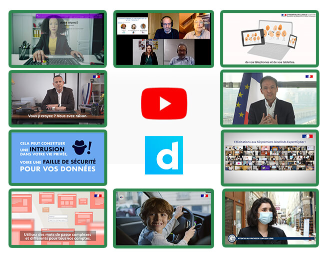 Cybermalveillance.gouv.fr est aussi sur Youtube et Dailymotion