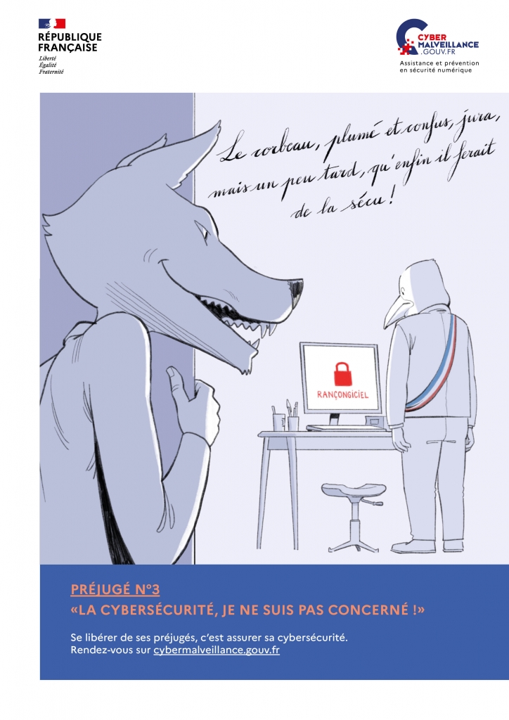 Affiche cybersécurité collectivités