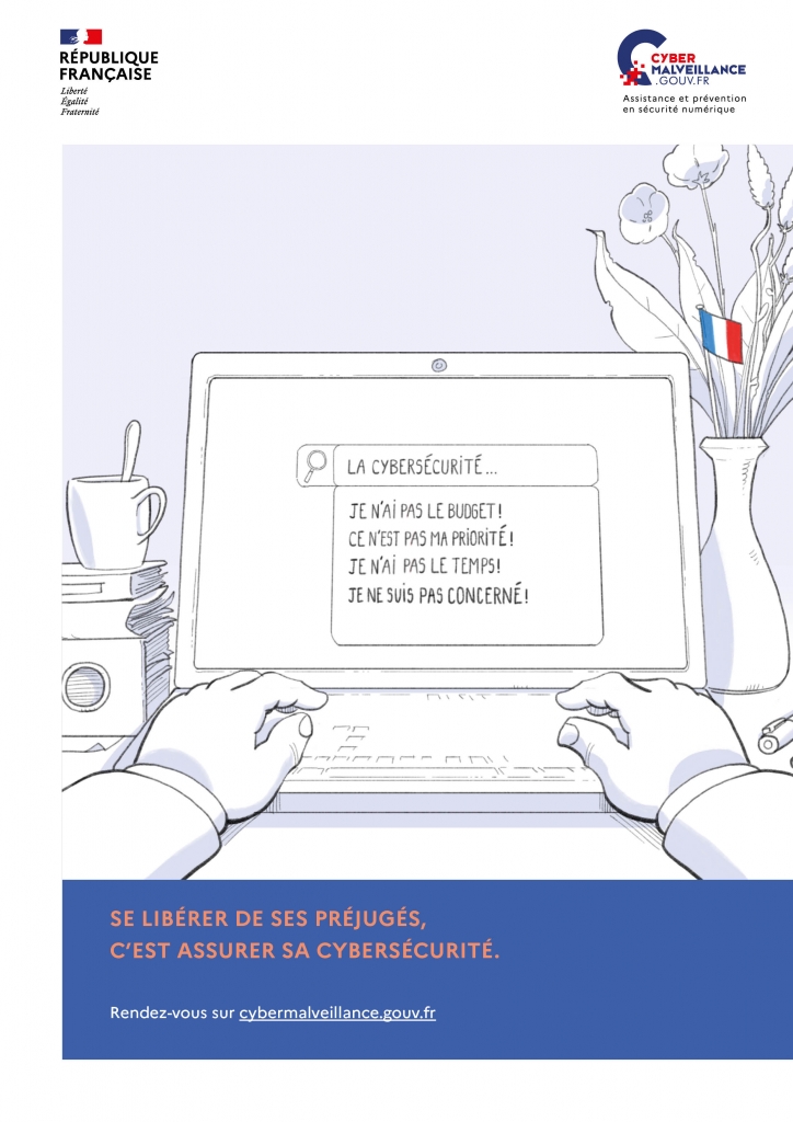 Affiche cybersécurité collectivités