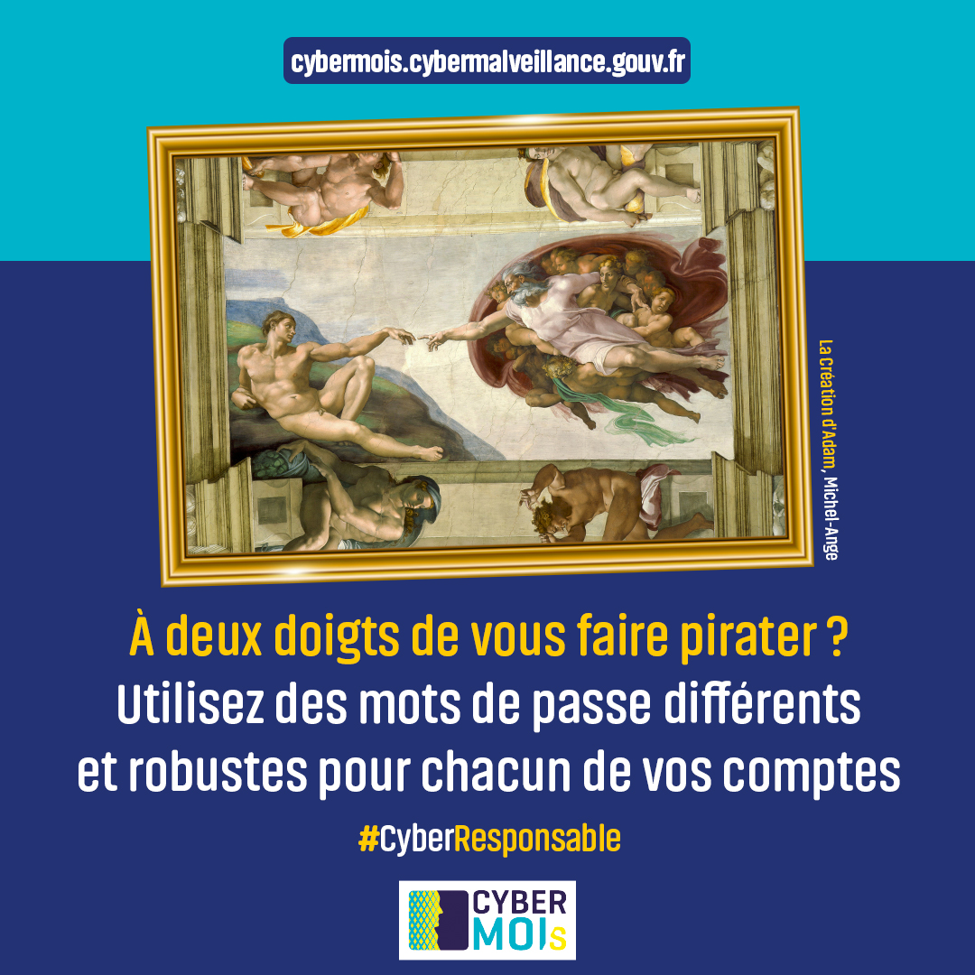 Conseil #CyberResponsable - Mots de passe