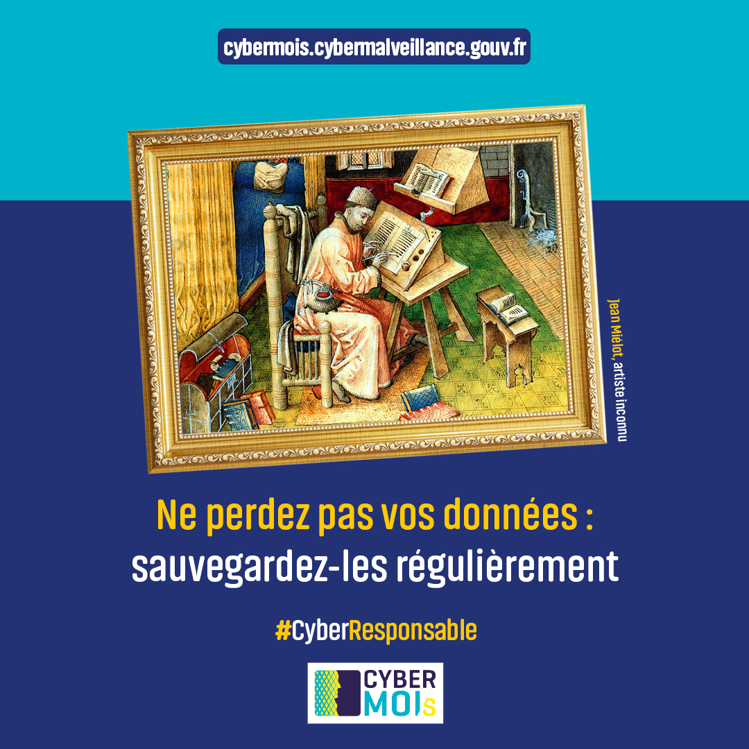 Conseil #CyberResponsable - Sauvegardes