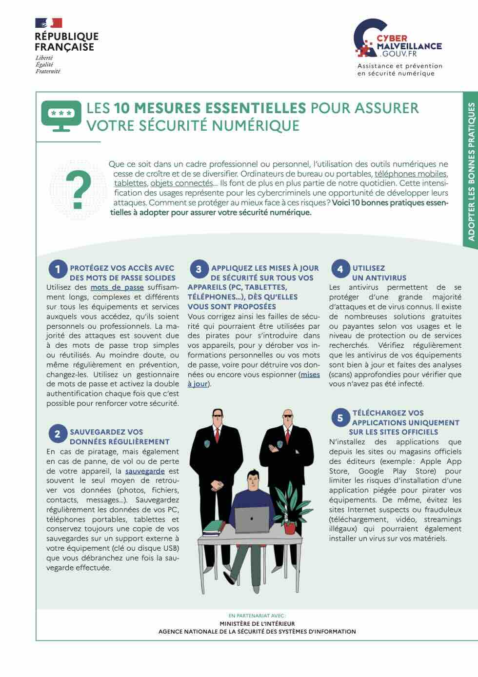 Les 10 mesures essentielles pour votre sécurité numérique