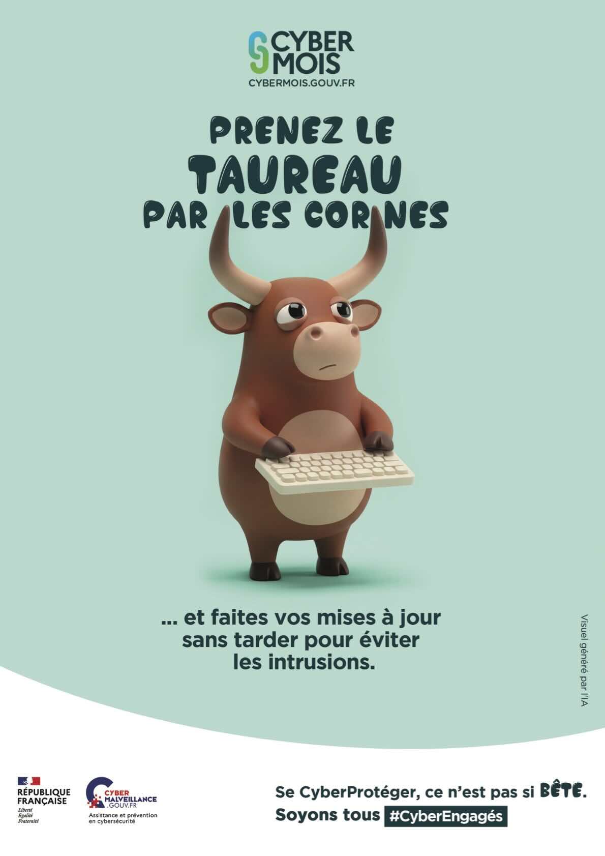 Affiche taureau